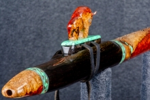 Dream Amboyna Burl Native American Flute, Minor, Mid G-4, #Q2C